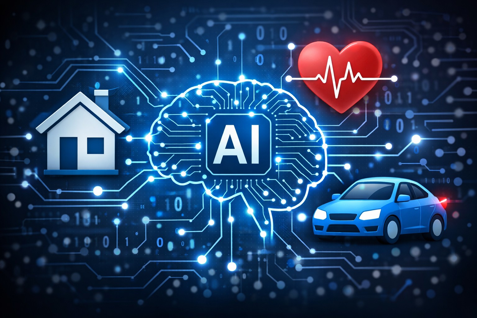 Imagen creada con IA. ¿Está preparada Axa para afrontar los retos que supone la aplicación de la IA en el sector asegurador?